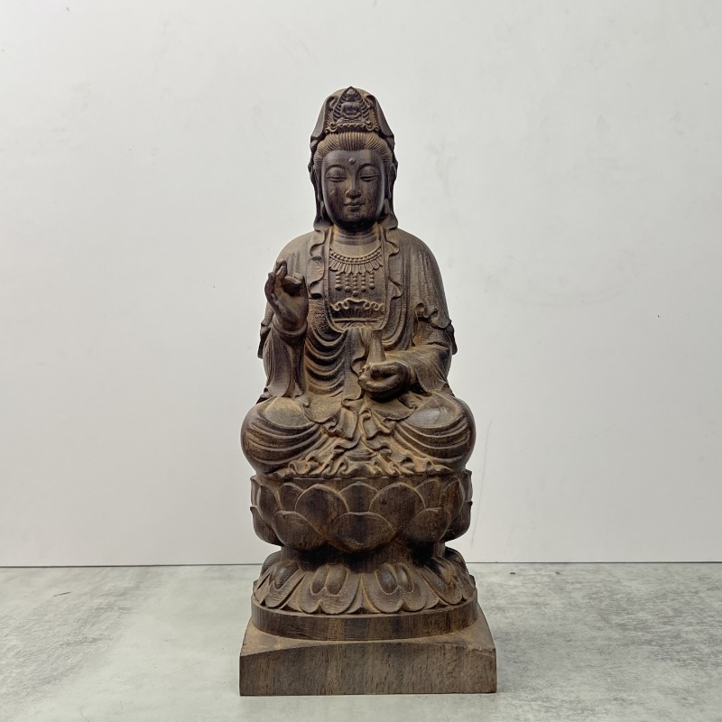 Home Decor Vietnam - El Yapımı Vietnam Agarwood Guanyin Heykeli