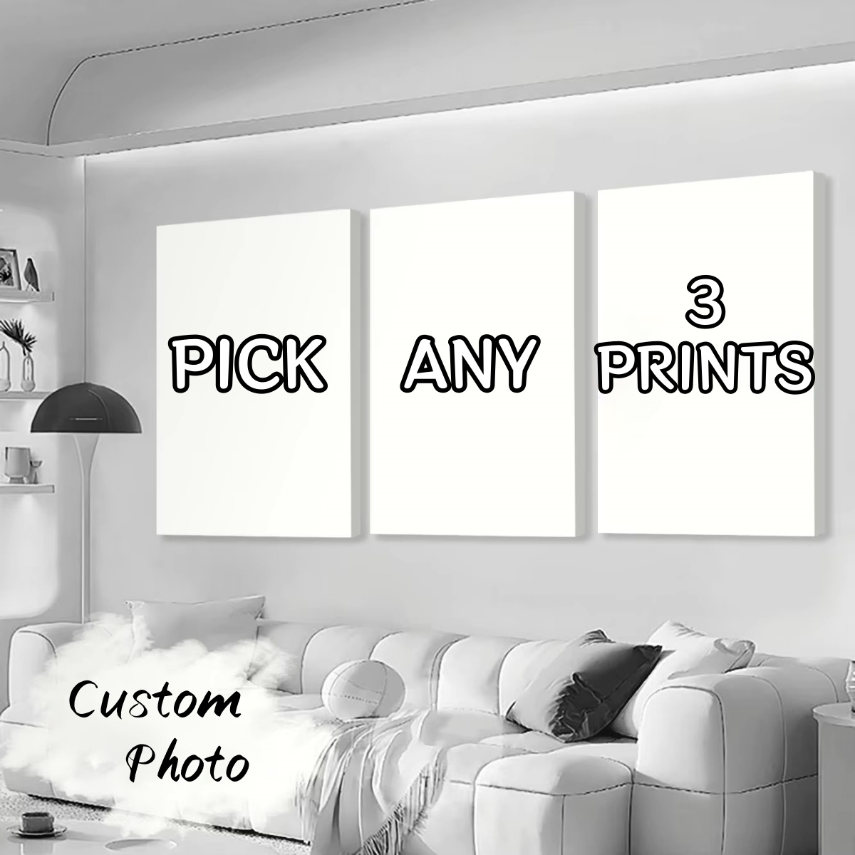 Home Decor Aesthetic Pinterest - 3/4/5 adet özel tuval baskı kişiselleştirilmiş