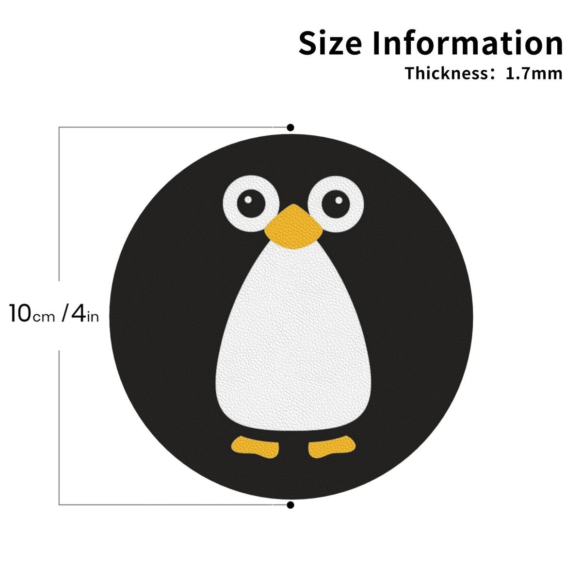 Home Decor Vector - Sevimli Vektör Penguen Bardak Altlıkları Mutfak