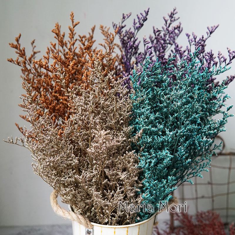 Home Decor Manufacturers - 70g/Kurutulmuş Sevgililer Günü Limoniyum Çiçeği Çiçekçi