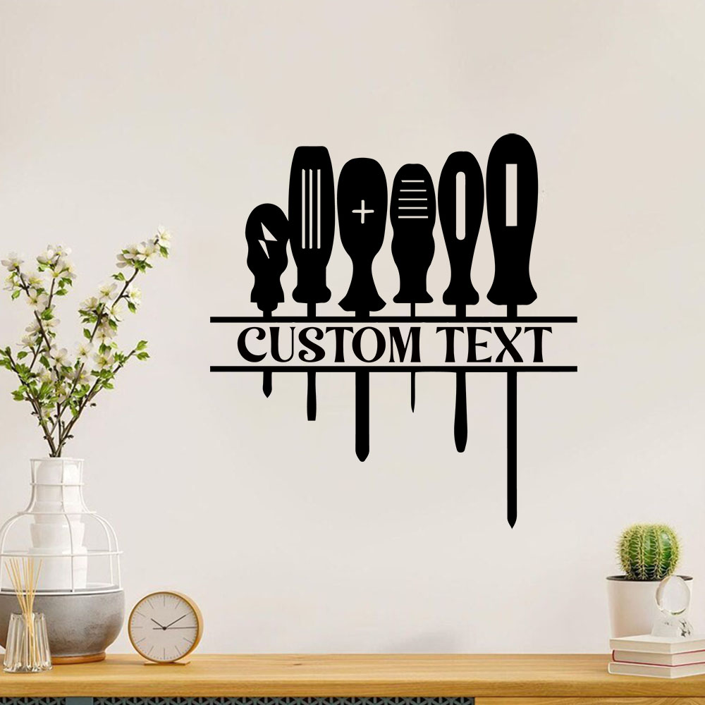 Home Decor Sticker - 1 adet yaratıcı tamir araçları kişiselleştirilmiş