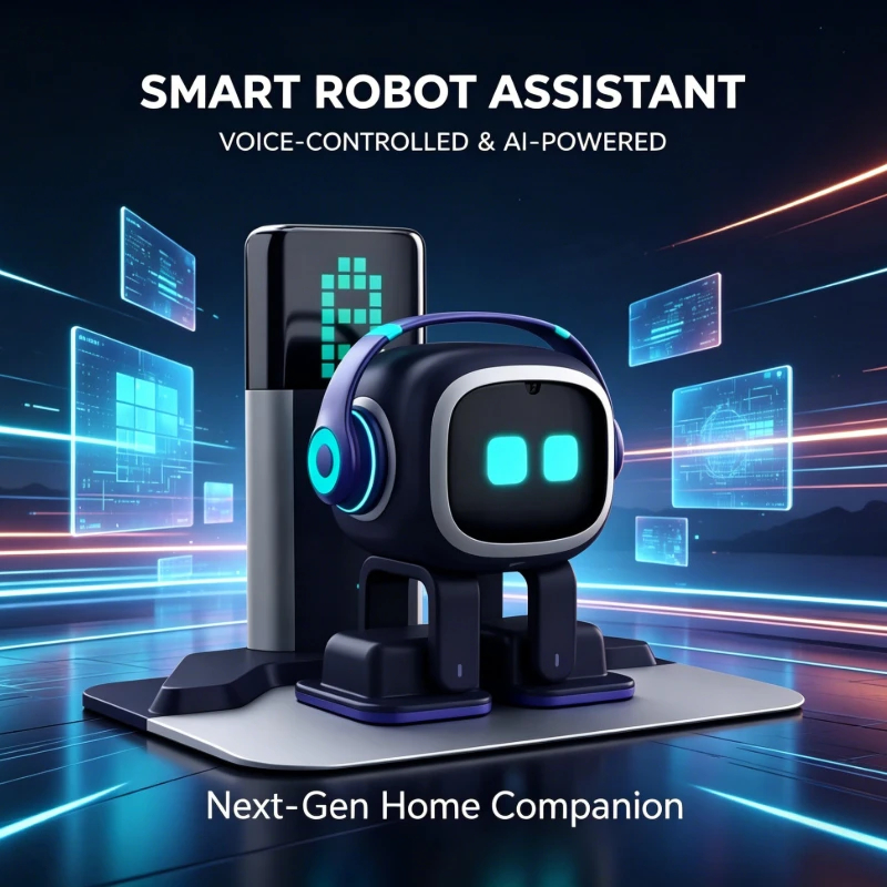 Home Decor Ai - Çok Fonksiyonlu EMO AI Robot, Konuşan