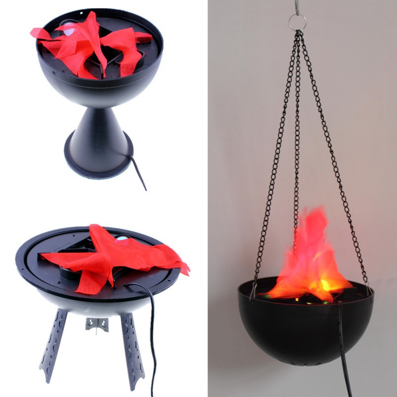Home Decor Shop - 3D Sahte Alev Lambası Simülasyon Mangal