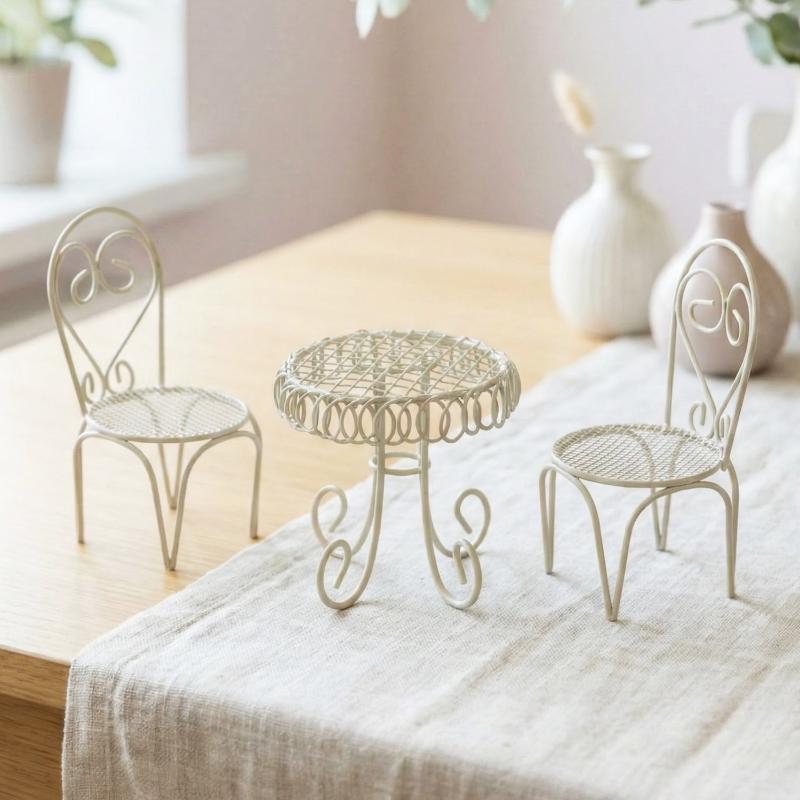 Home Decor Manufacturers - 1/3 adet Dollhouse bahçe ekran süsleme