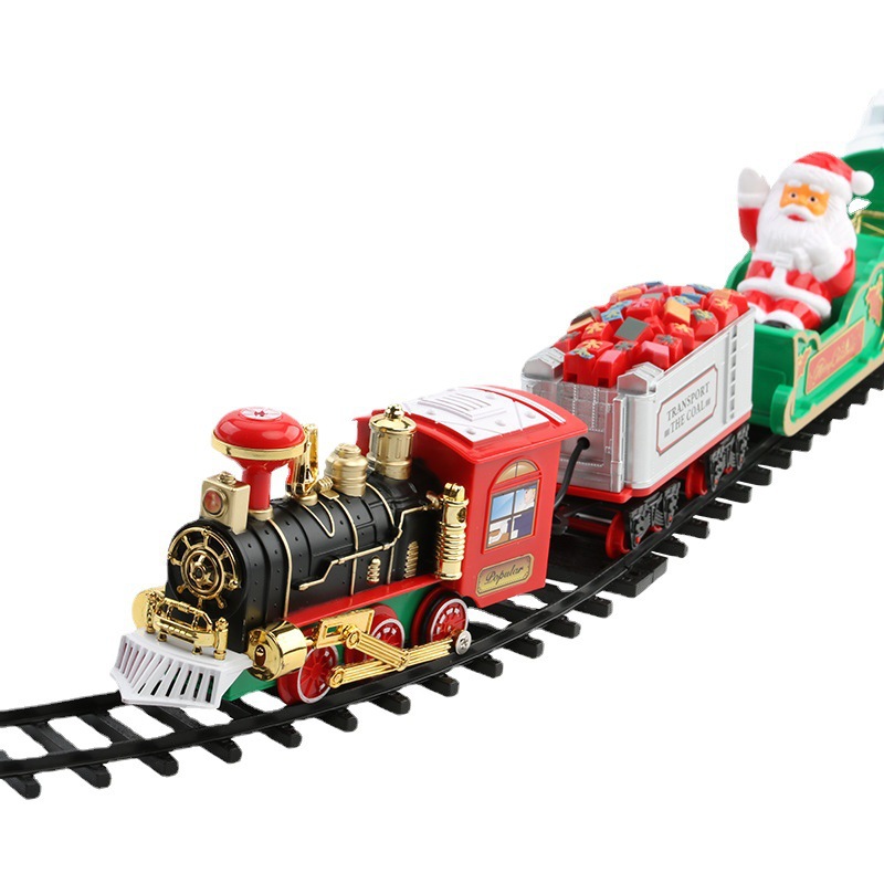 Home Decor Xmas Tree - Elektrikli Noel Tren Seti, Müzikli, Işıklı,