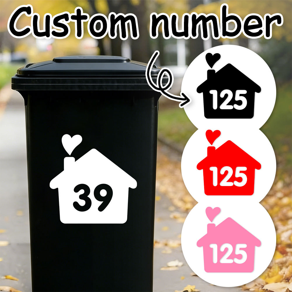 Home Decor Sticker - 1 adet/3 adet özel ev numarası