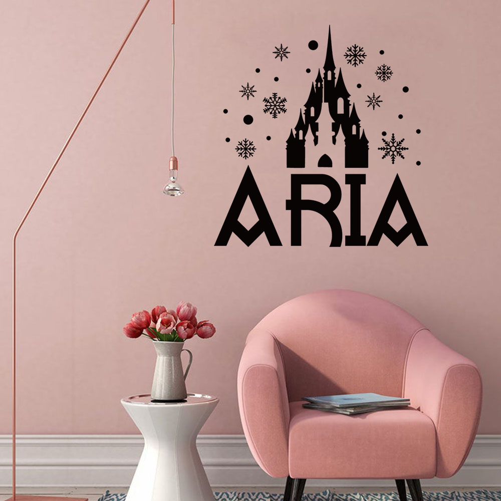 Home Decor Sticker - 1 adet sevimli kale kar tanesi