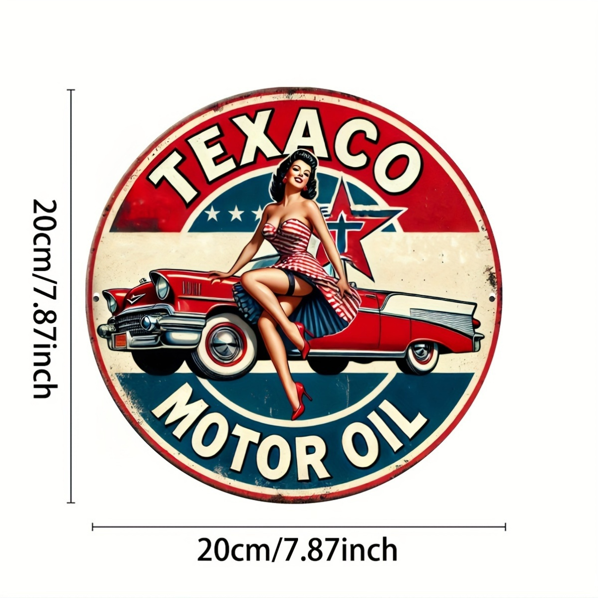 Texaco Motor Yağı Vintage Alüm - Home Decor Essentials incelemesi ve fiyatı
