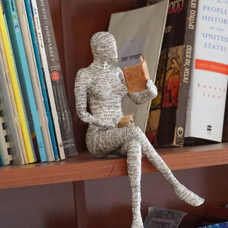 Kitap Okuyan Kadın Soyut Heyke - Abstract Sculpture Resin incelemesi ve fiyatı