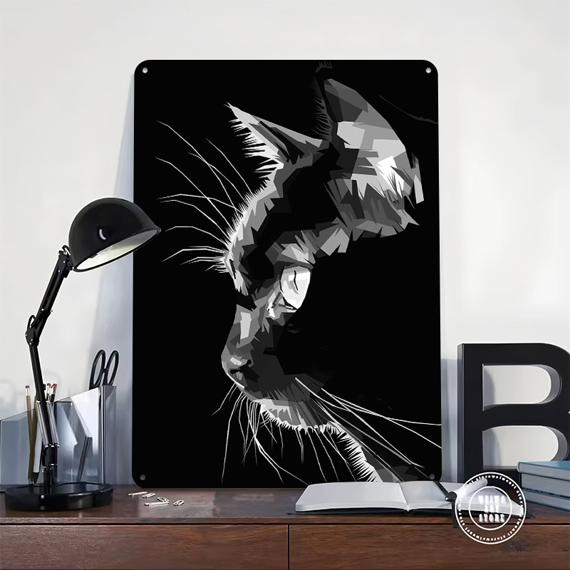 Siyah Kedi Vektör Sanatı Baskı - Home Decor Vector incelemesi ve fiyatı