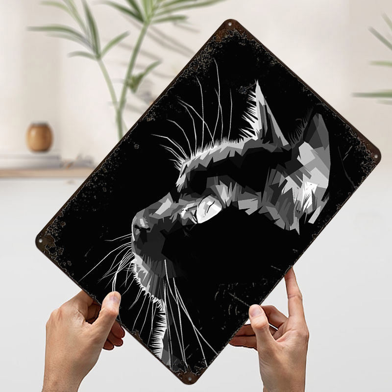 Siyah Kedi Vektör Sanatı Baskı - Home Decor Vector incelemesi ve fiyatı