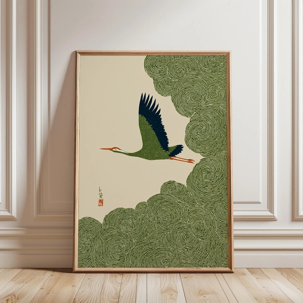 Retro Japon Koi ve Ağaç Kanvas - Home Decor Aesthetic Pinterest incelemesi ve fiyatı