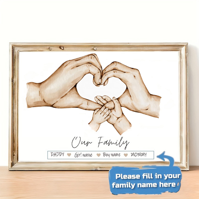 Kişiselleştirilmiş Özel Aile E - Home Decor Theme incelemesi ve fiyatı