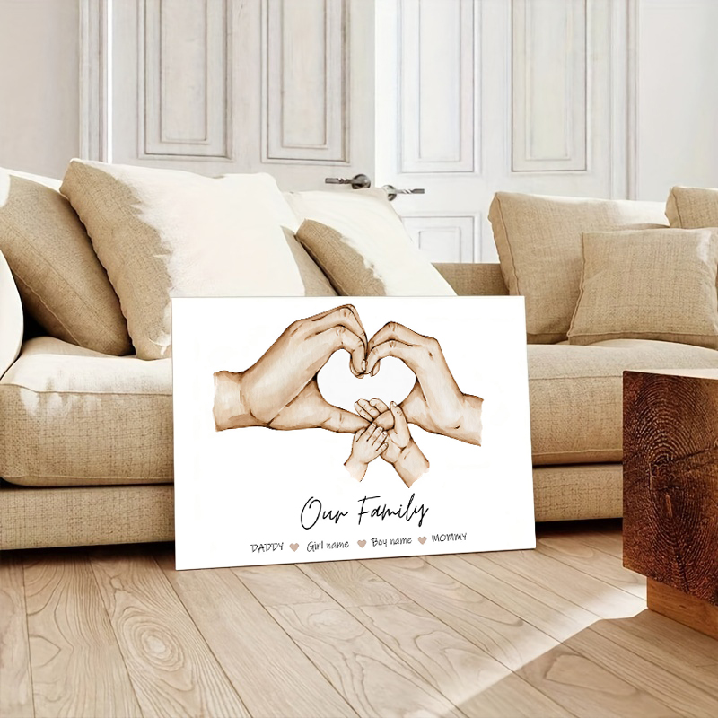 Kişiselleştirilmiş Özel Aile E - Home Decor Theme incelemesi ve fiyatı