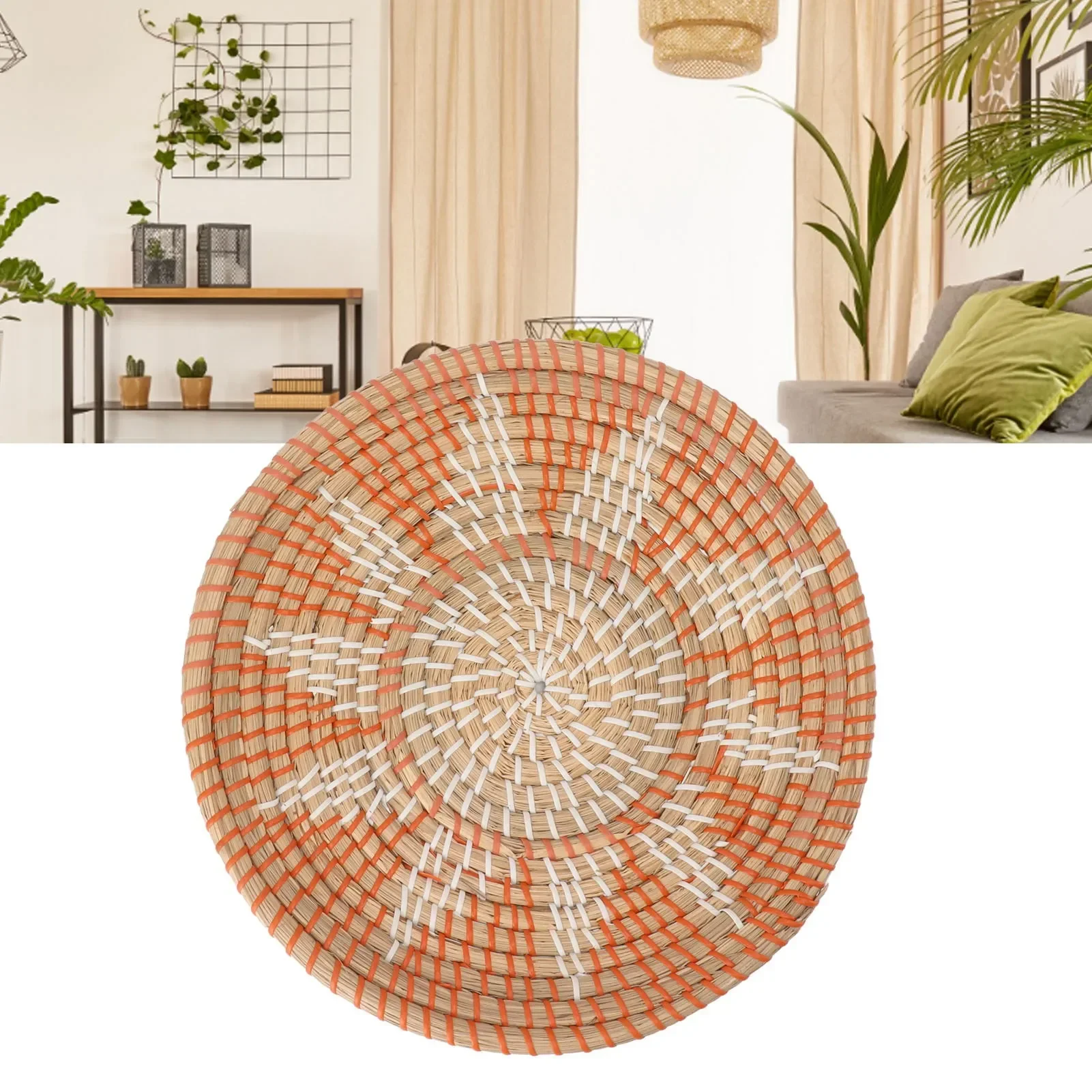 Yuvarlak Çim Duvar Süsleri 35c - Woven Wall Basket incelemesi ve fiyatı