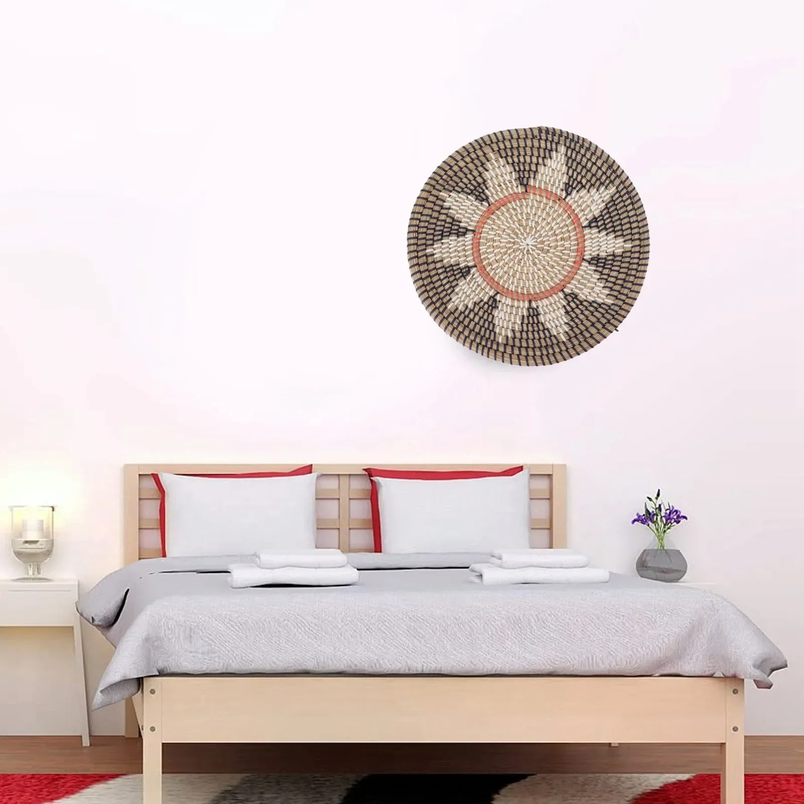 Yuvarlak Çim Duvar Süsleri 35c - Woven Wall Basket incelemesi ve fiyatı