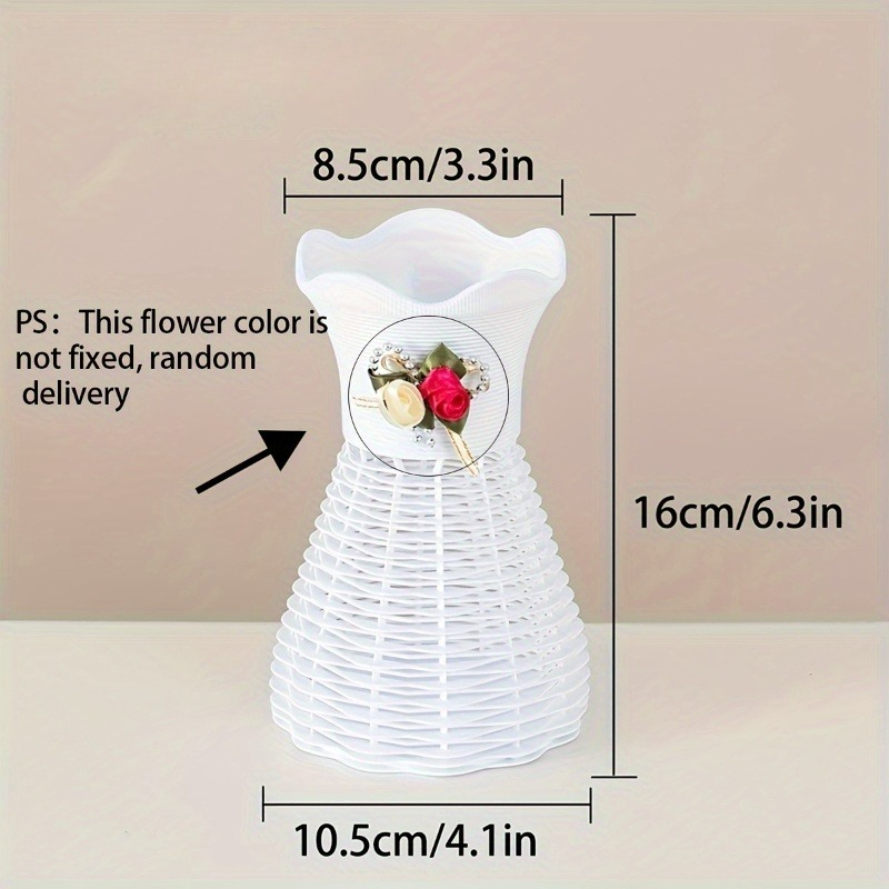 2 adet Beyaz plastik vazo süsl - Home Decor Aesthetic Pinterest incelemesi ve fiyatı