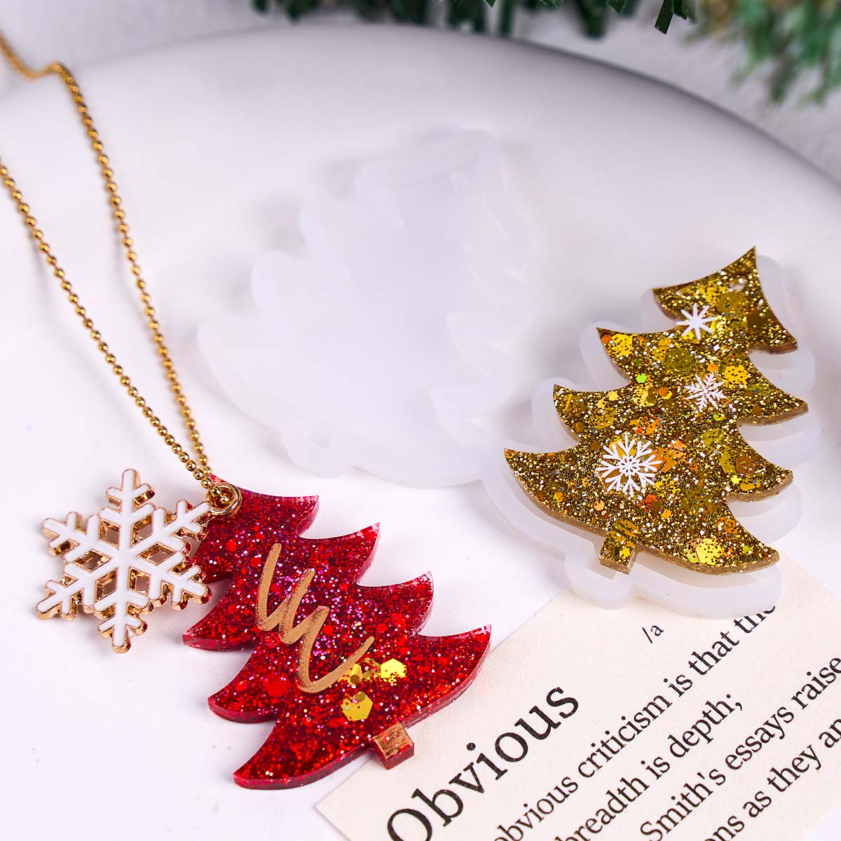 3D Noel Ağacı Kolye Silikon Ka - Home Decor Manufacturers incelemesi ve fiyatı