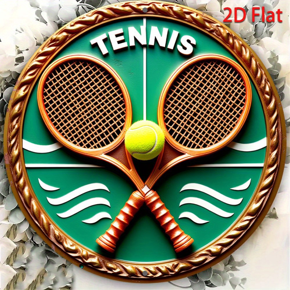 1 Parça Retro Tenis Maçı Alümi - Home Decor Logo incelemesi ve fiyatı