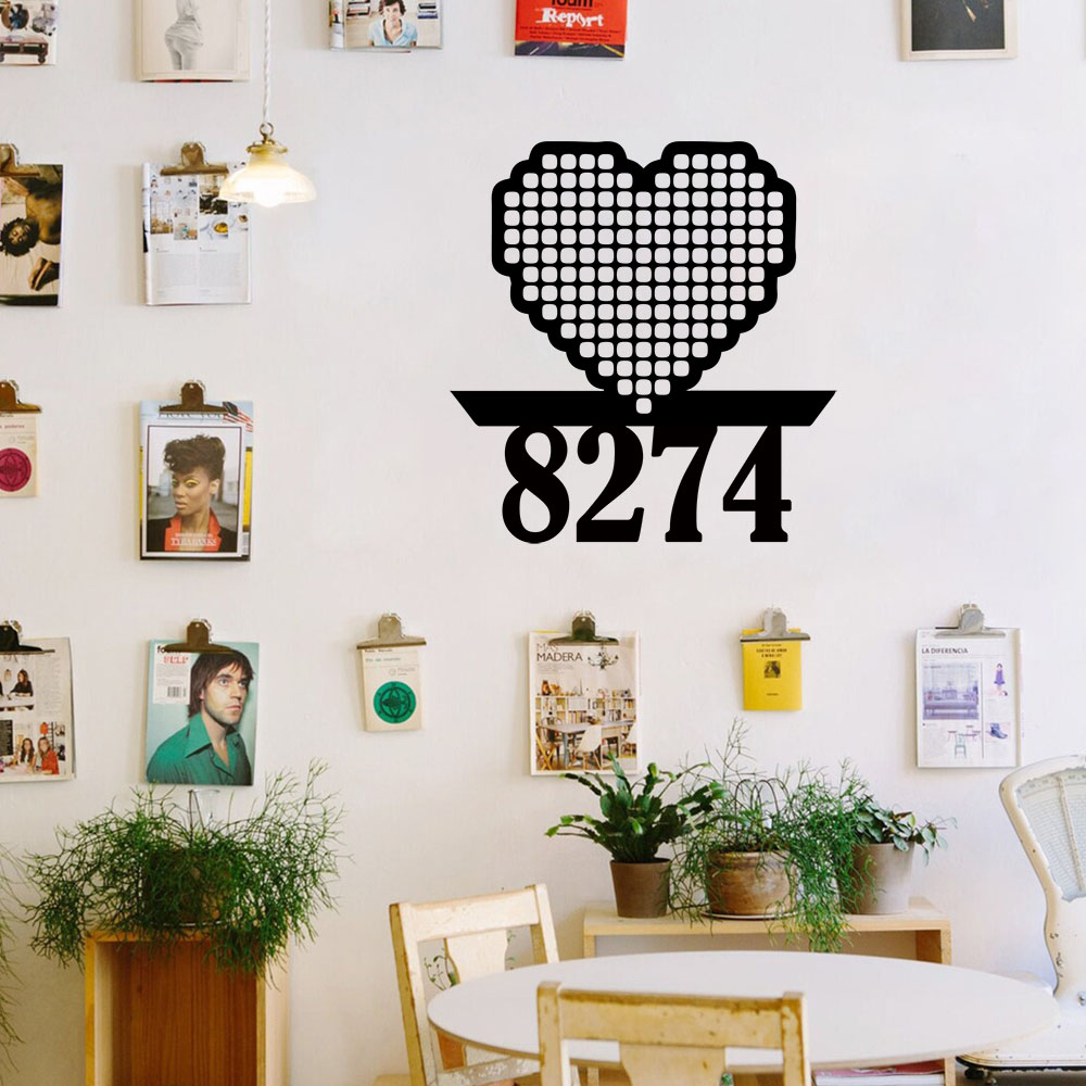 1 adet serin aşk özelleştirile - Home Decor Sticker incelemesi ve fiyatı