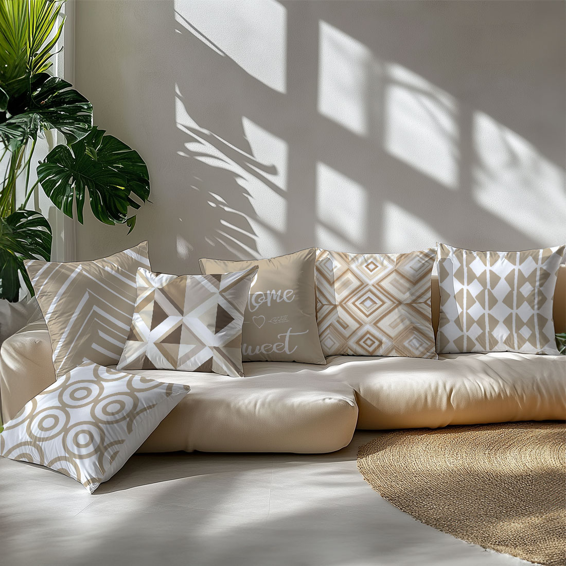 45x45cm Açık Kahve Rengi Vektö - Home Decor Vector incelemesi ve fiyatı
