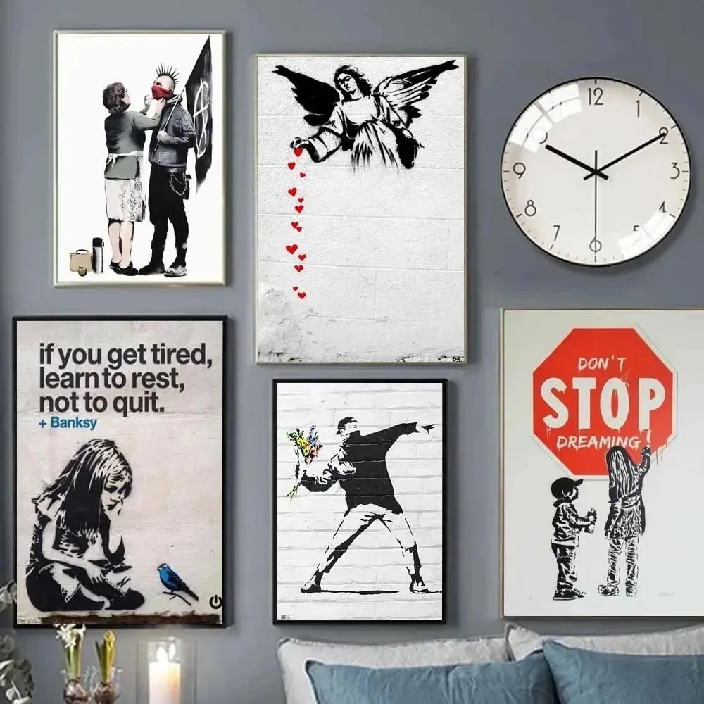 1 adet çerçevesiz Sokak Kültür - Home Decor Minimal incelemesi ve fiyatı