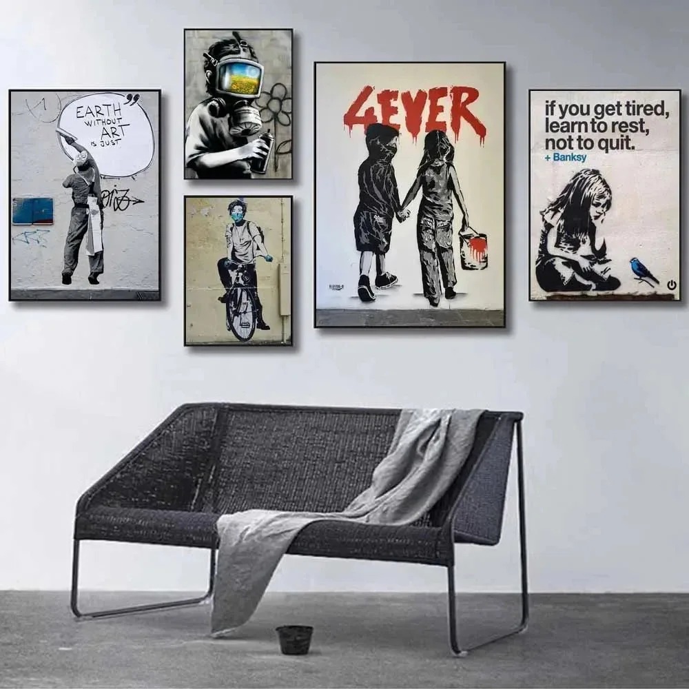 1 adet çerçevesiz Sokak Kültür - Home Decor Minimal incelemesi ve fiyatı