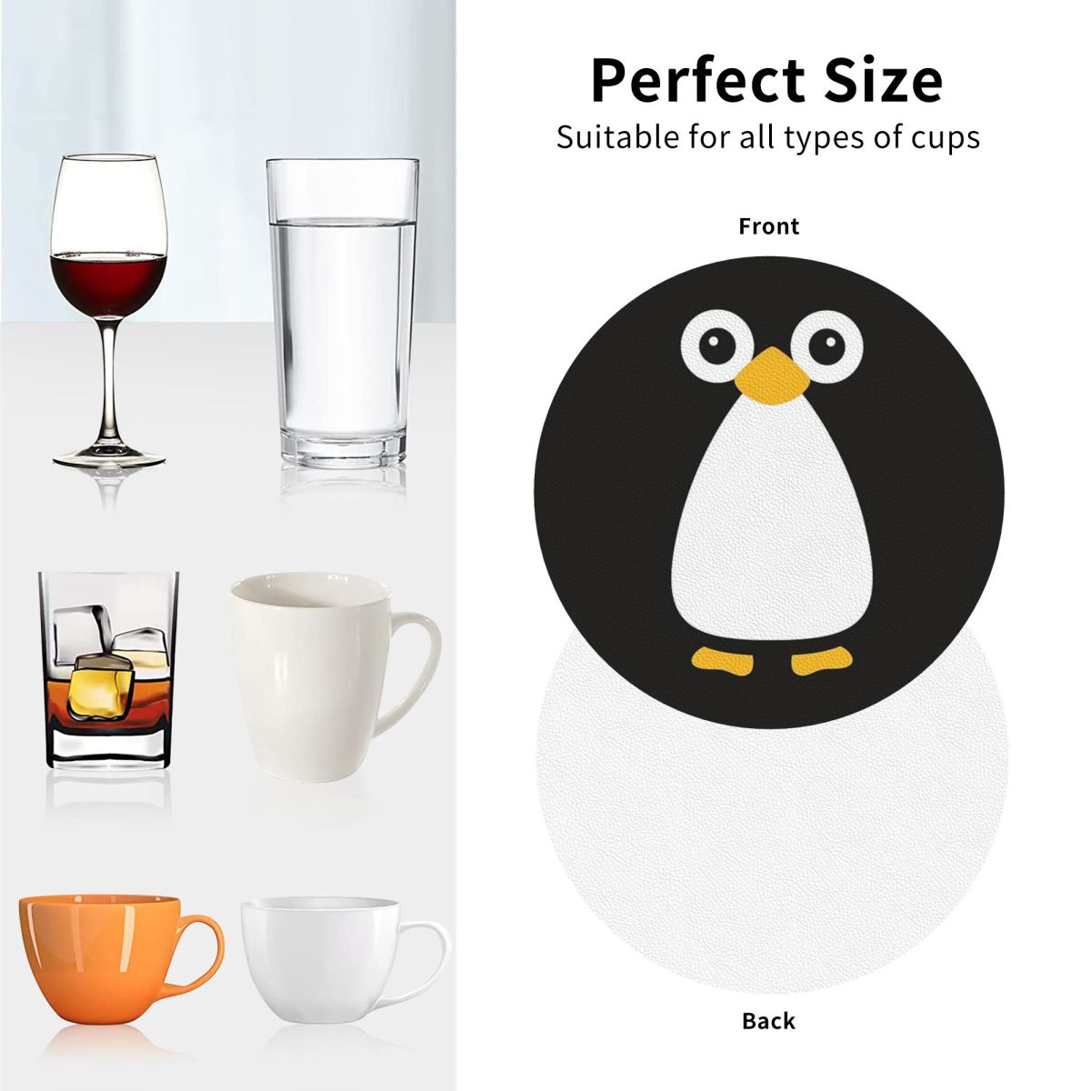 Sevimli Vektör Penguen Bardak  - Home Decor Vector incelemesi ve fiyatı