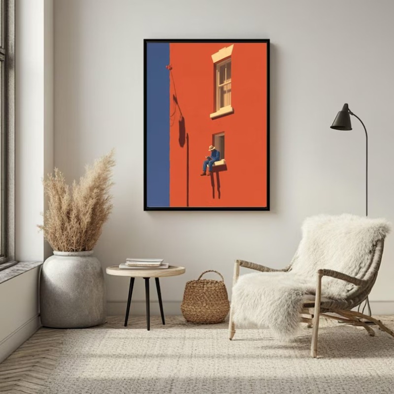 Vintage Minimalist Soyut Sıcak - Home Decor Minimal incelemesi ve fiyatı