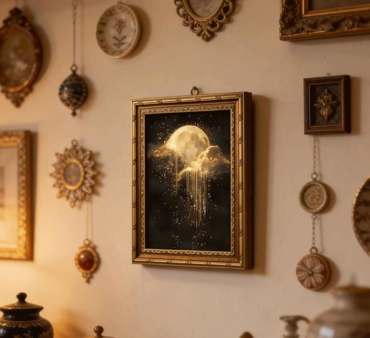 Antik Çerçeveli Göksel Kanvas  - Home Decor Essentials incelemesi ve fiyatı