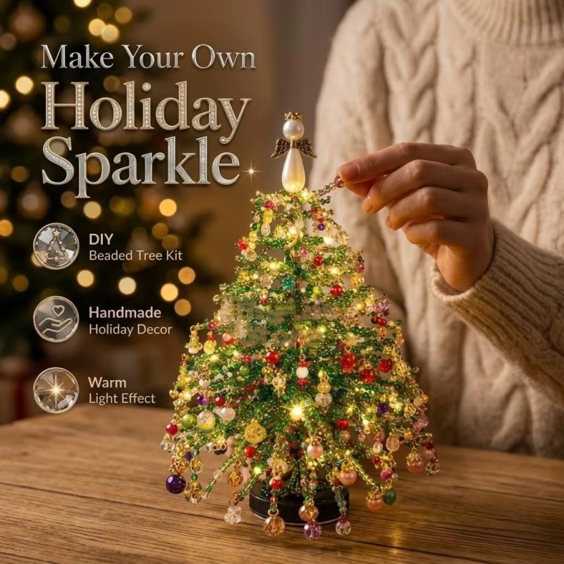 Kristal Boncuklu ve LED Işıklı - Home Decor Xmas Tree incelemesi ve fiyatı
