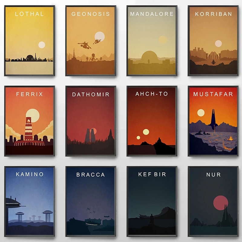 Retro Gezegen Yıldız Galaxy So - Home Decor Minimal incelemesi ve fiyatı
