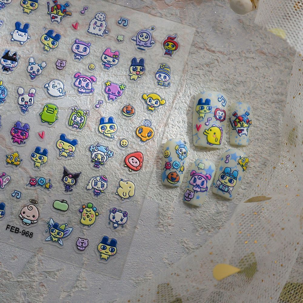 Tamagotchi Çizgi Film 3D Kabar - Home Decor Sticker incelemesi ve fiyatı