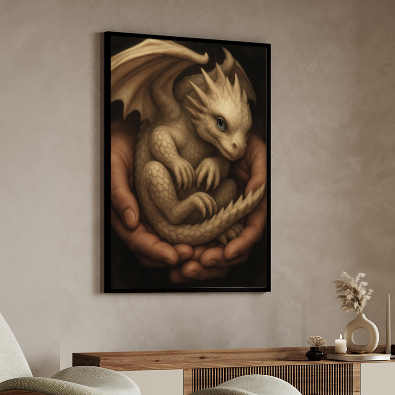 Fantezi Ejderha Kızlık Kanvas  - Home Decor Gothic incelemesi ve fiyatı