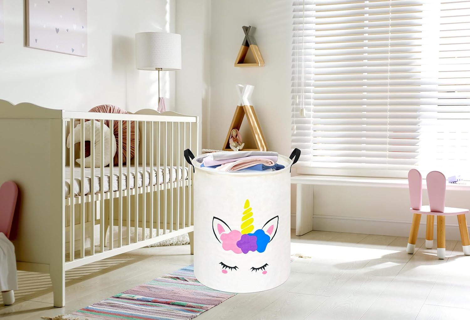 Unicorn Yuvarlak Çamaşır Sepet - Home Decor Hampers incelemesi ve fiyatı