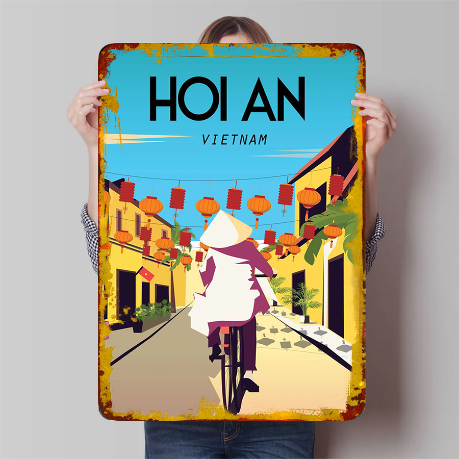 Hoi Bir Vietnam Vintage Metal  - Home Decor Vietnam incelemesi ve fiyatı