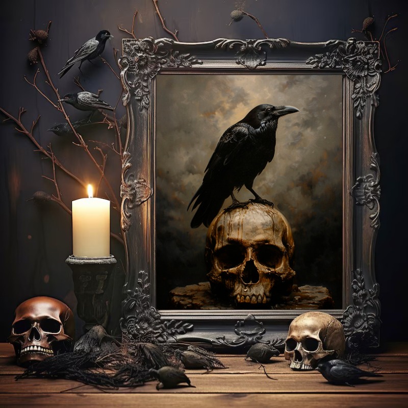 Ev Duvar Dekoru Duvar Resmi Da - Home Decor Gothic incelemesi ve fiyatı