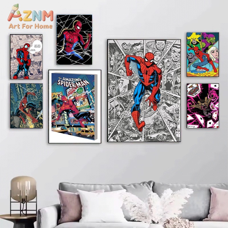 Noir Spider-Man Karanlık Çizgi - Home Decor Gothic incelemesi ve fiyatı