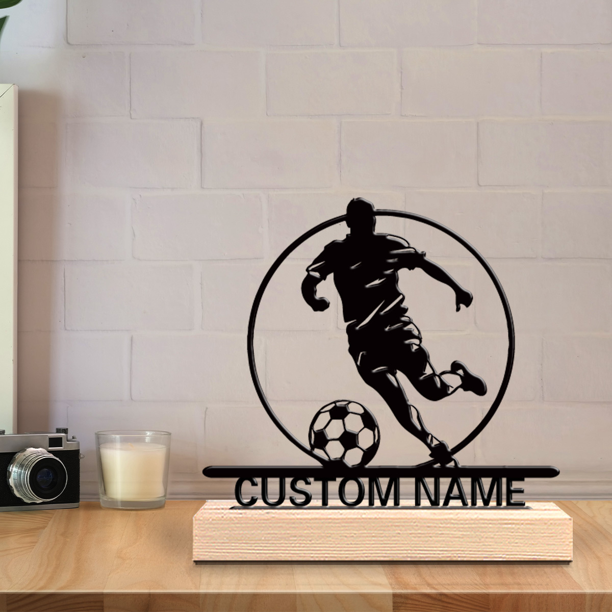 İsme Özel Metal Futbolcu Heyke - Home Decor Theme incelemesi ve fiyatı