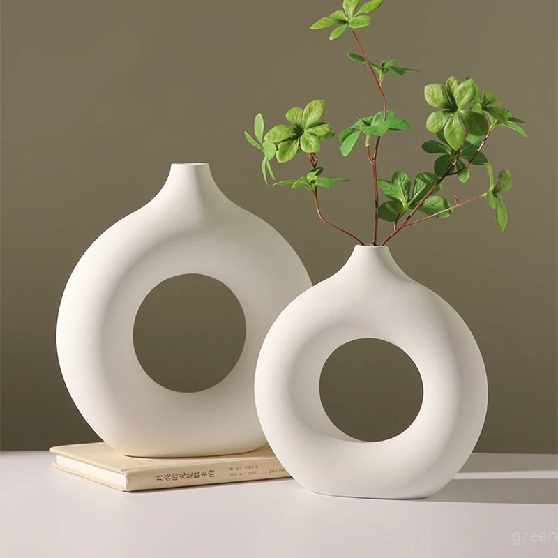Yaratıcı Donut Şekilli Vazo, İ - Home Decor Aesthetic Pinterest incelemesi ve fiyatı