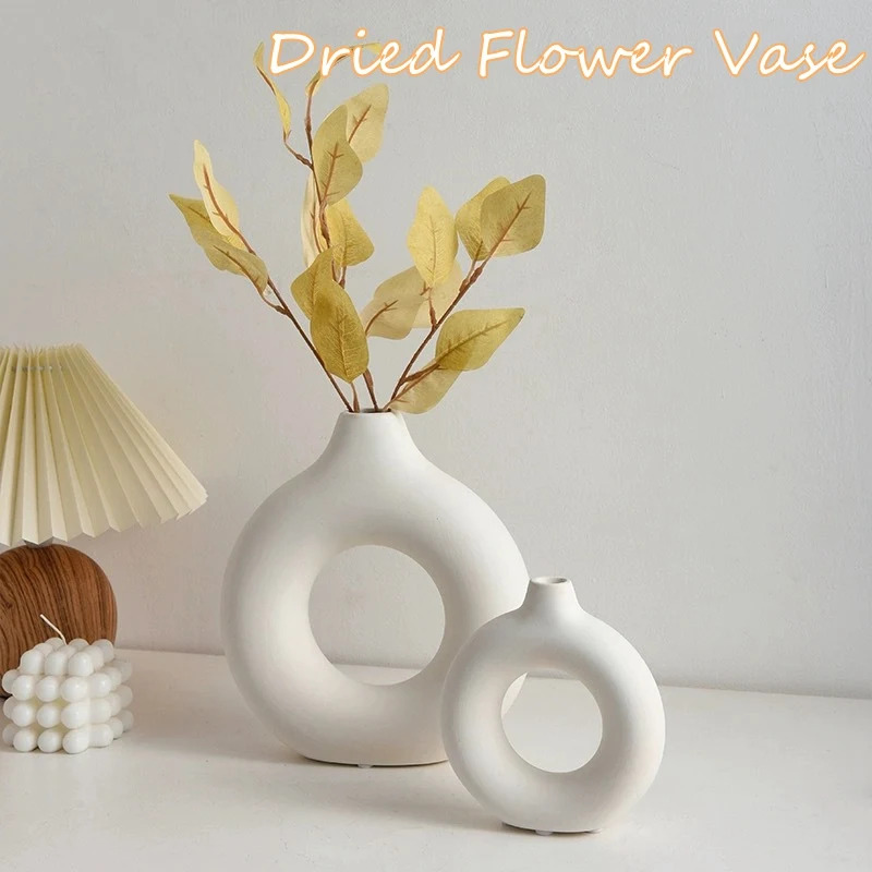 Yaratıcı Donut Şekilli Vazo, İ - Home Decor Aesthetic Pinterest incelemesi ve fiyatı