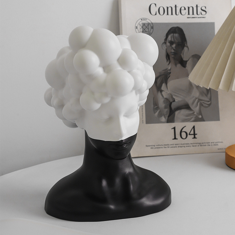 1 Adet Yaratıcı Siyah ve Beyaz - Abstract Sculpture Resin incelemesi ve fiyatı