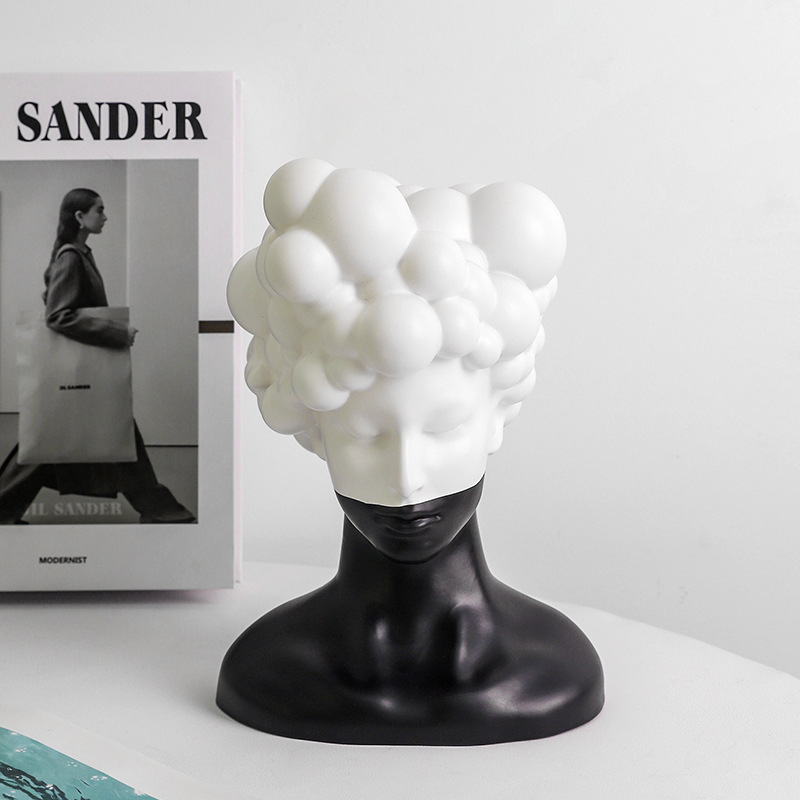 1 Adet Yaratıcı Siyah ve Beyaz - Abstract Sculpture Resin incelemesi ve fiyatı