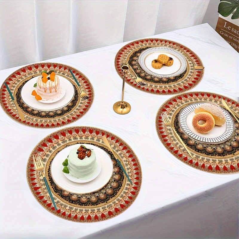 VIKAMA 4PC Egzotik Mandala San - Home Decor Manufacturers incelemesi ve fiyatı