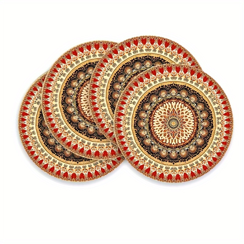 VIKAMA 4PC Egzotik Mandala San - Home Decor Manufacturers incelemesi ve fiyatı