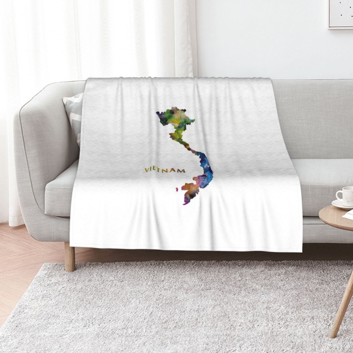 Vietnam Atma Battaniyesi, Tüyl - Home Decor Vietnam incelemesi ve fiyatı