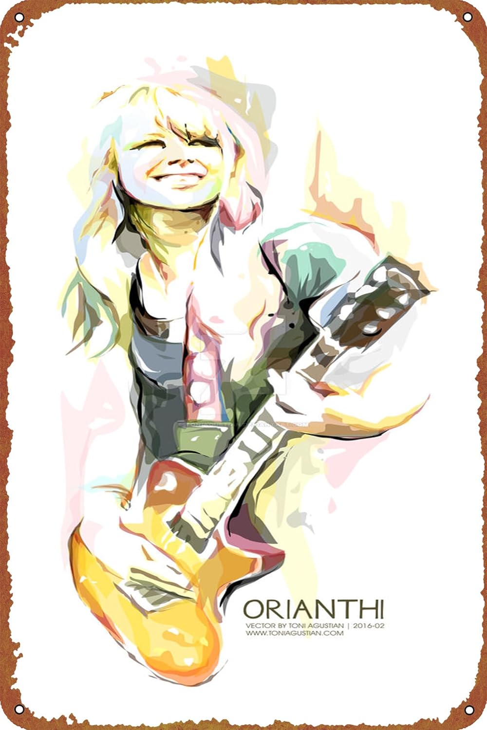 Orianthi Suluboya Vektör Resim - Home Decor Vector incelemesi ve fiyatı