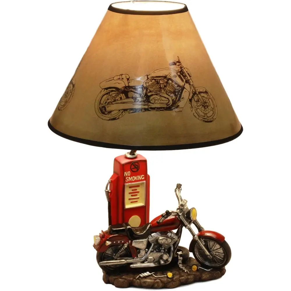 Vintage Retro Kırmızı Motosikl - Home Decor Theme incelemesi ve fiyatı