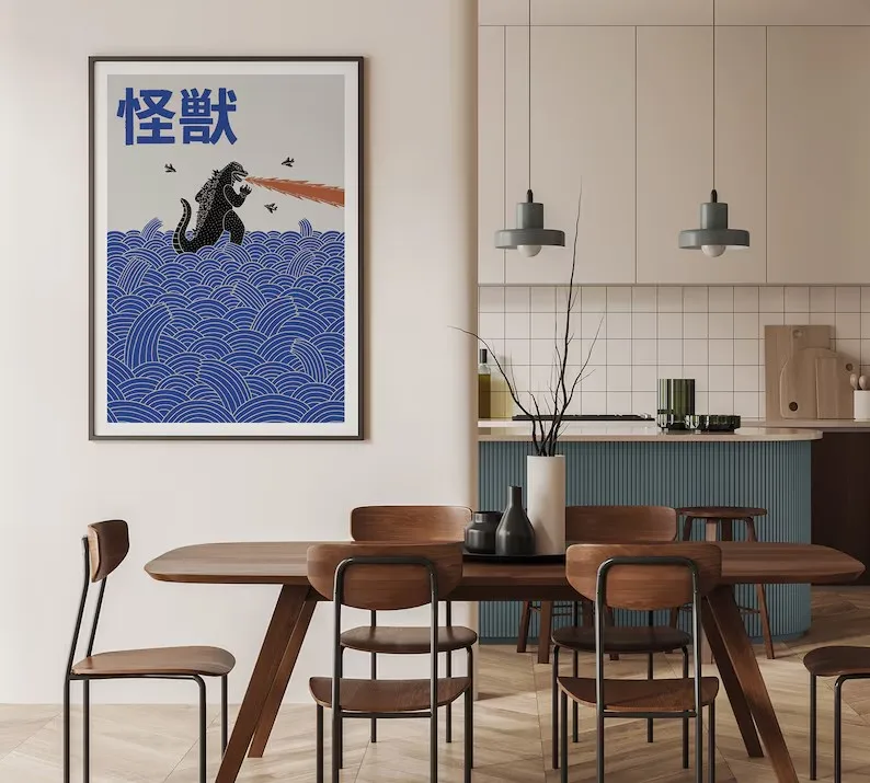Japon çağdaş Tokyo sanat tuval - Home Decor Aesthetic Pinterest incelemesi ve fiyatı