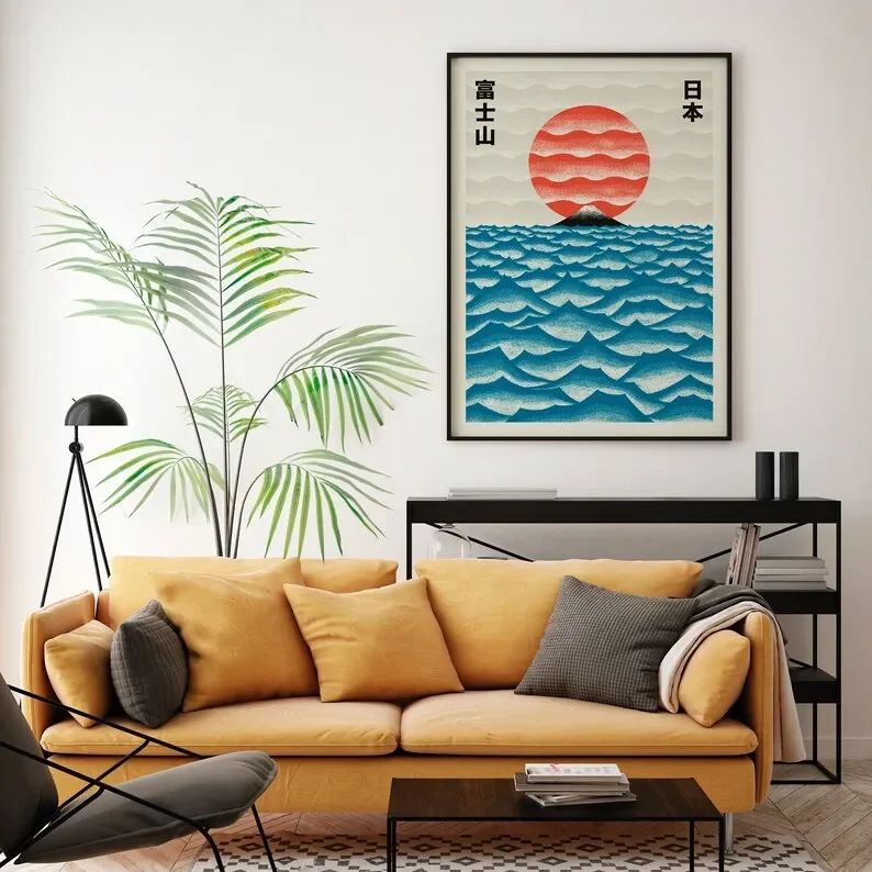 Japon çağdaş Tokyo sanat tuval - Home Decor Aesthetic Pinterest incelemesi ve fiyatı